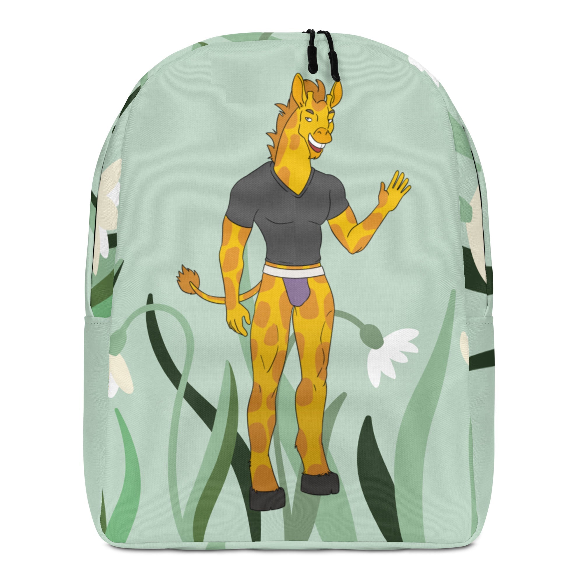 Gay Giraffe Minimalist Backpack