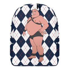 Gay Pig Minimalist Backpack