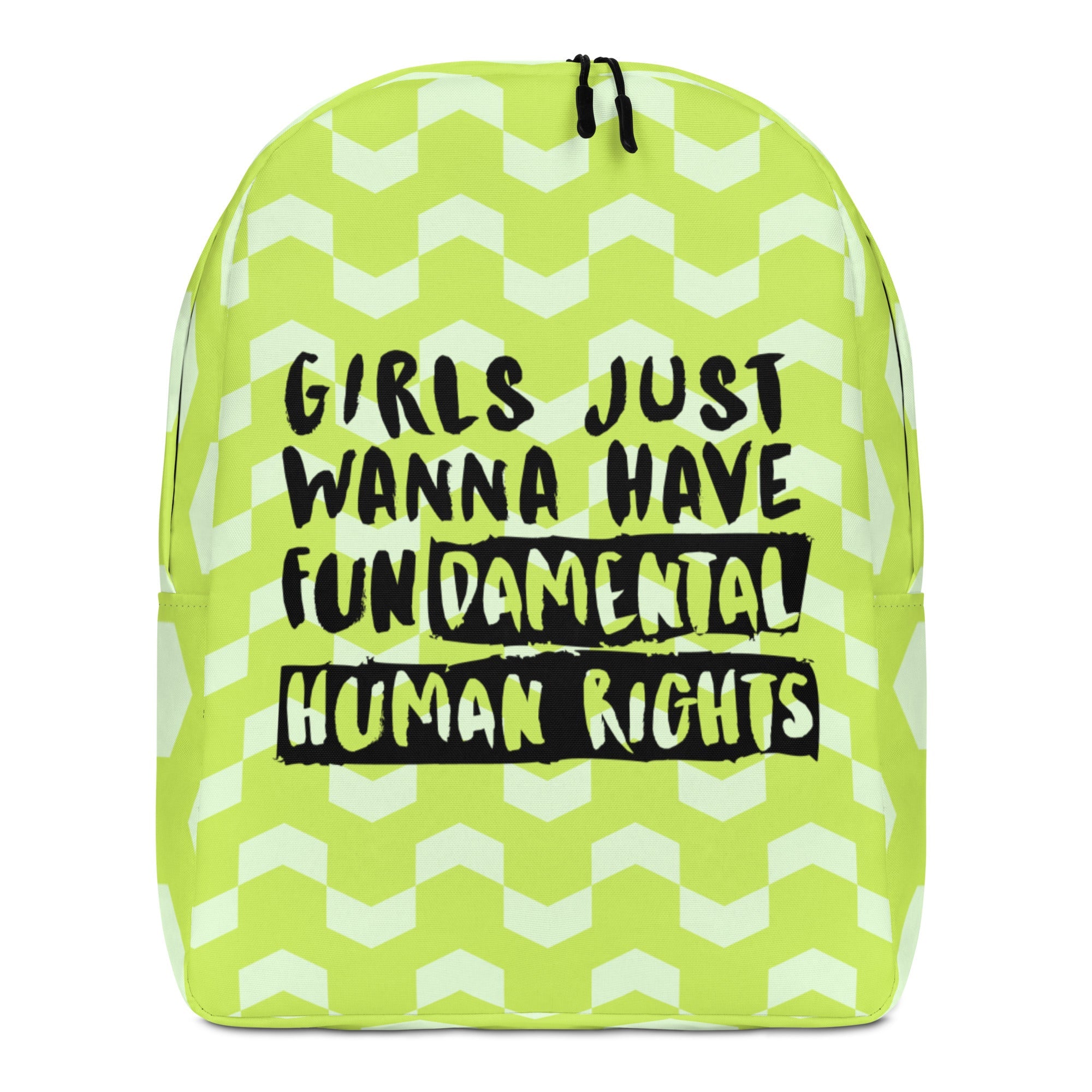Girls Just Wanna Have Fundamental Human Rights Minimalist Backpack