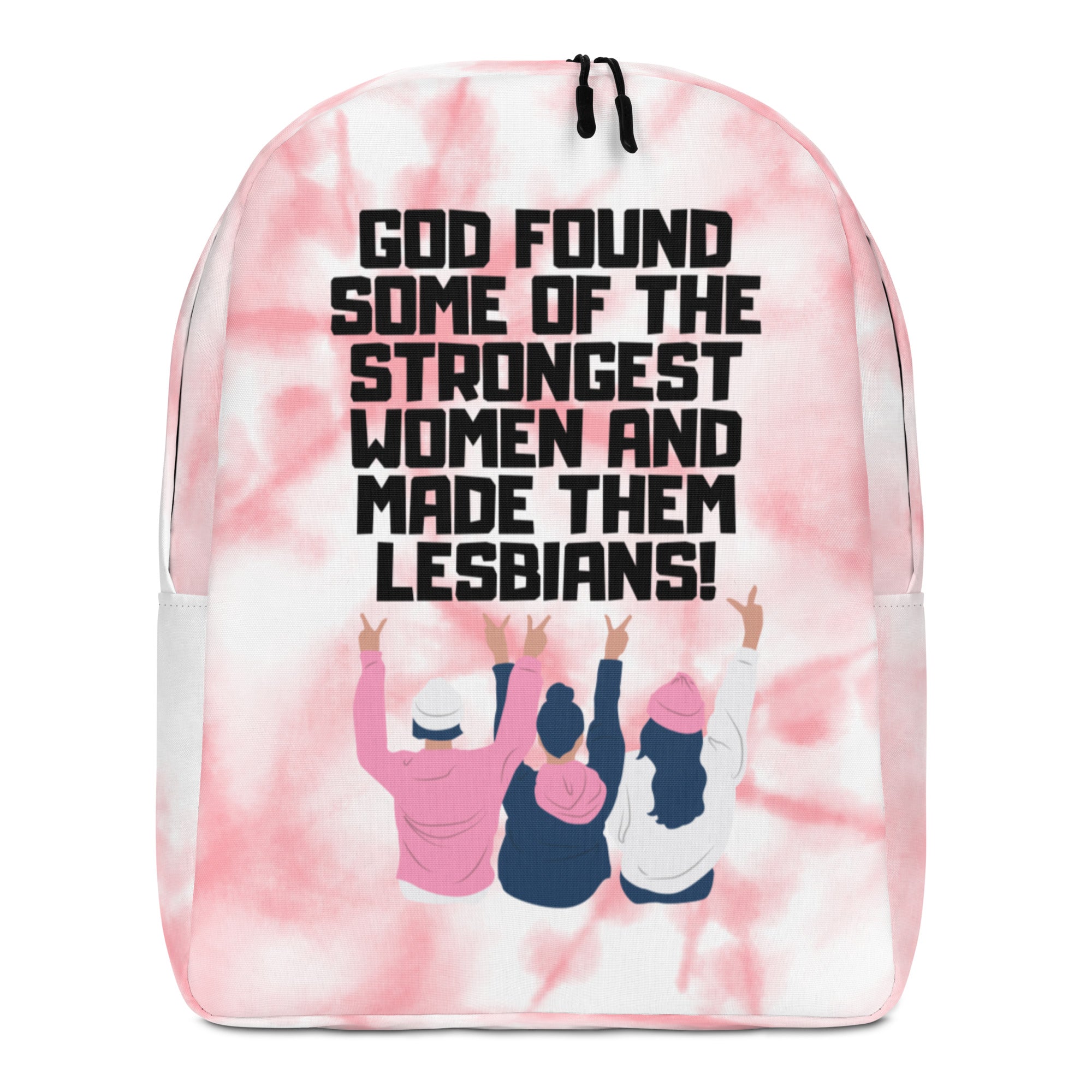 God Found The Strongest Women Minimalist Backpack