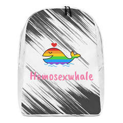 Homosexwhale Minimalist Backpack