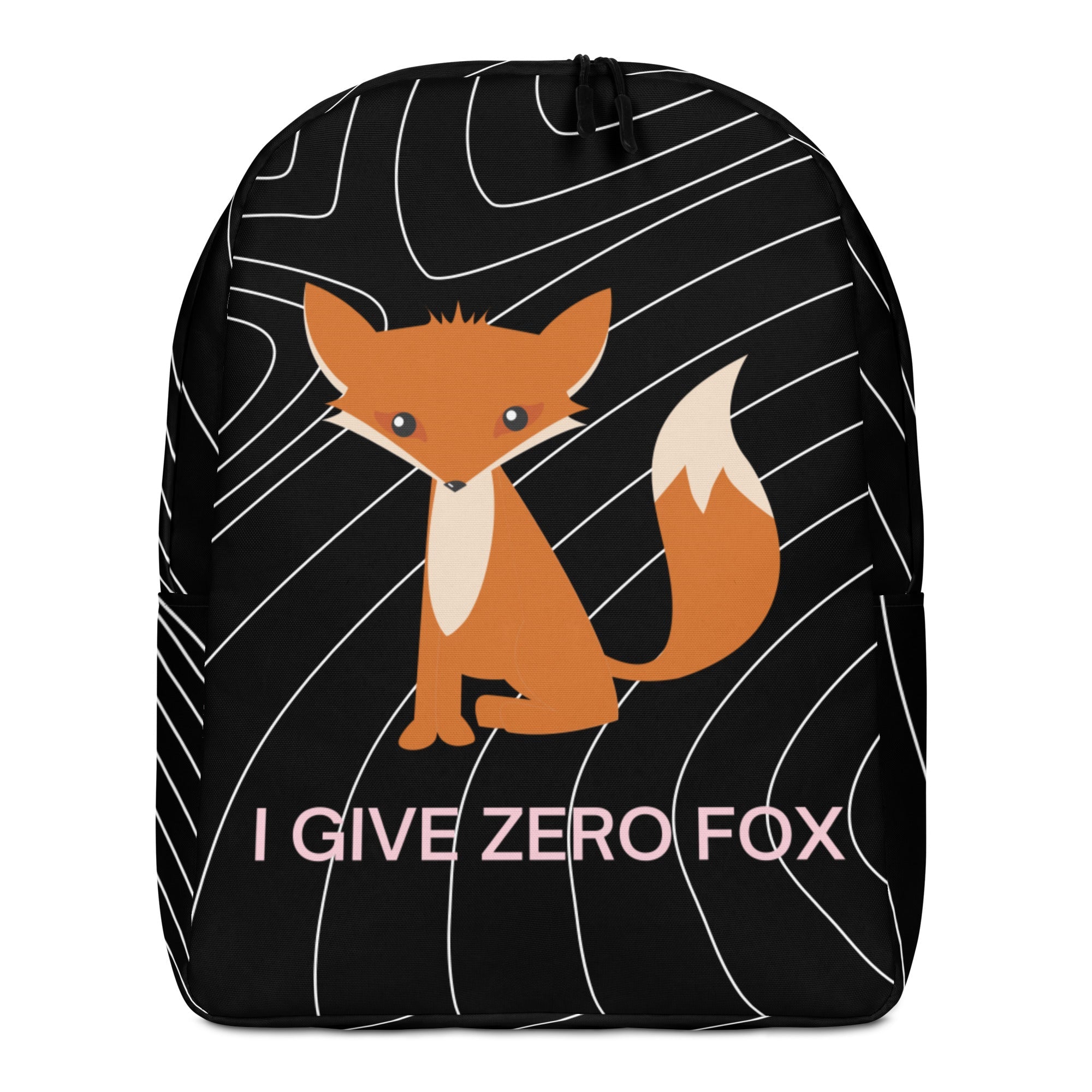 I Give Zero Fox Minimalist Backpack