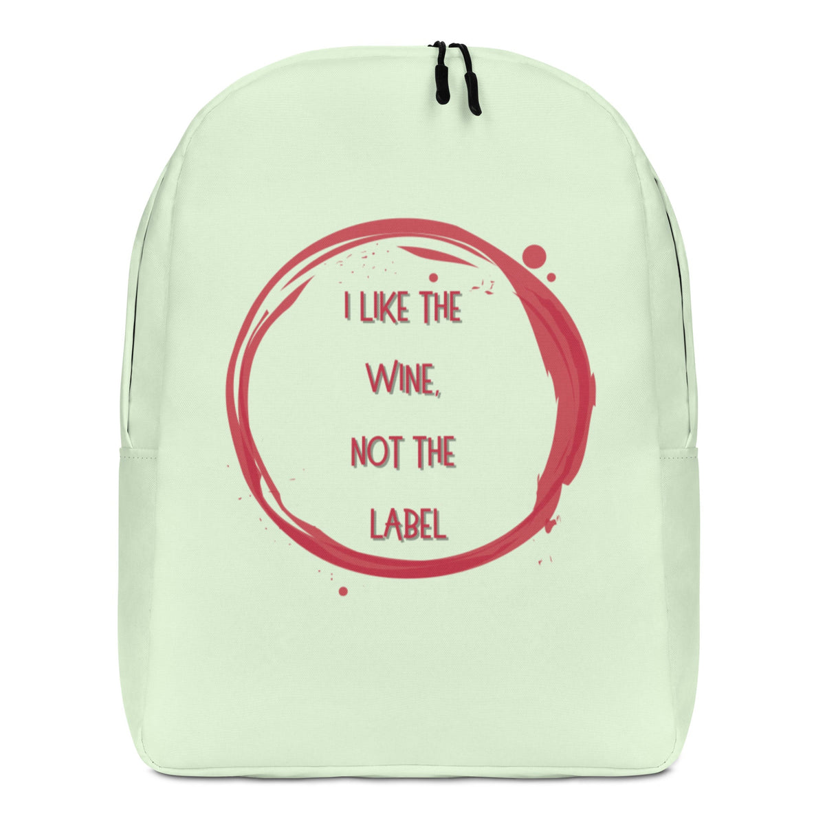 I Like The Wine Not The Label Pansexual Minimalist Backpack