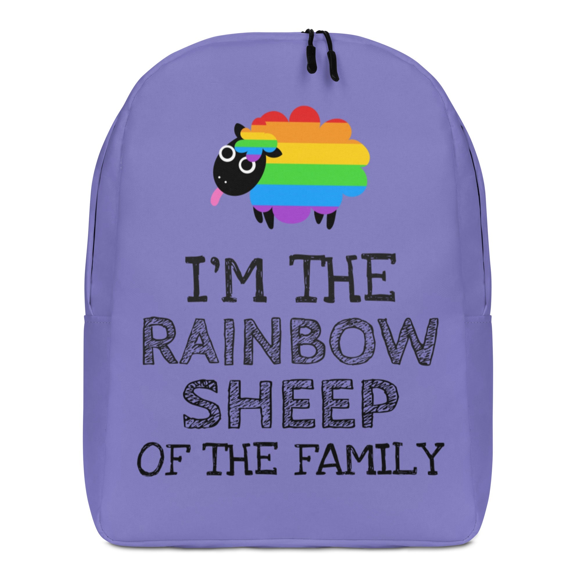 I'm The Rainbow Sheep Of The Family Minimalist Backpack