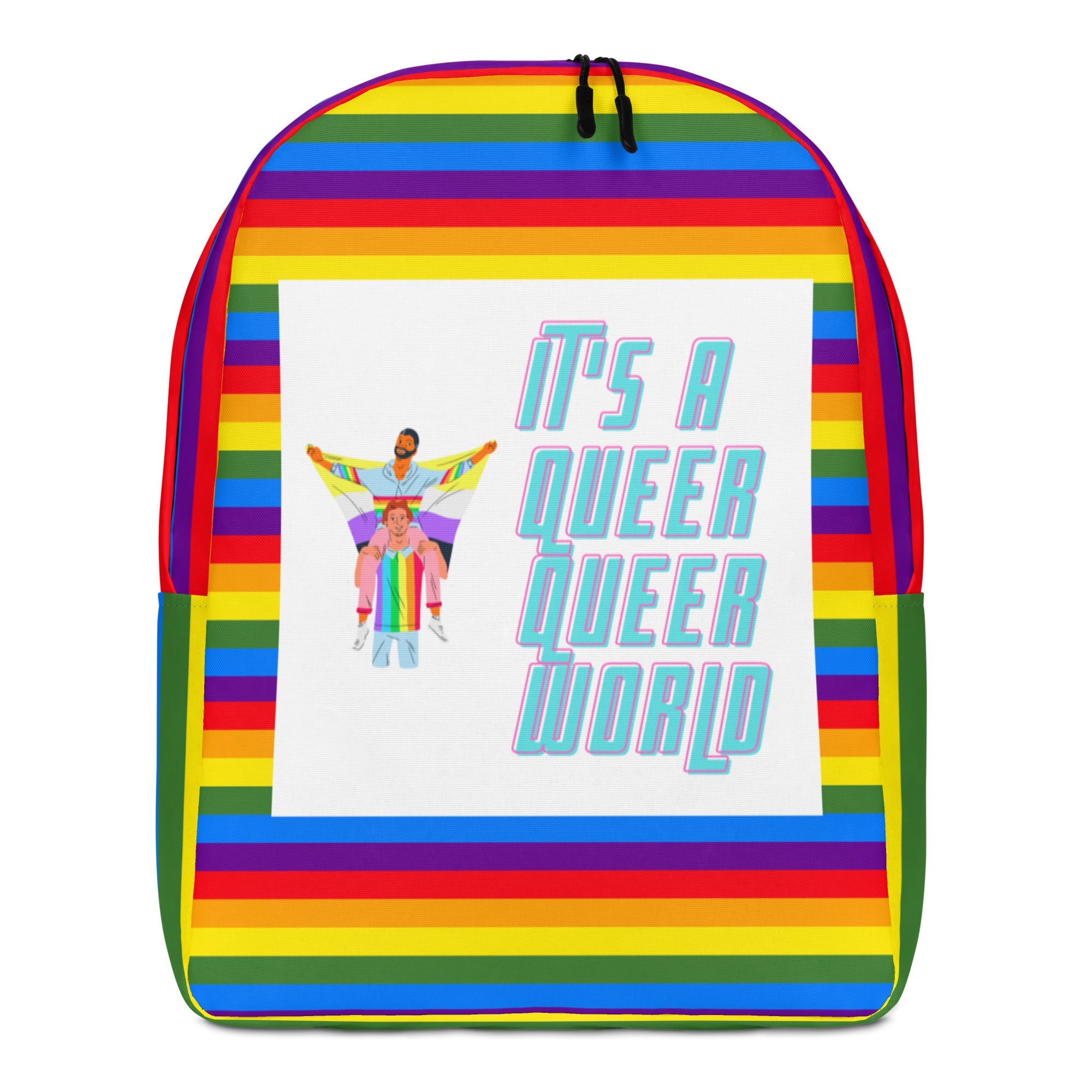 It's A Queer Queer World Minimalist Backpack