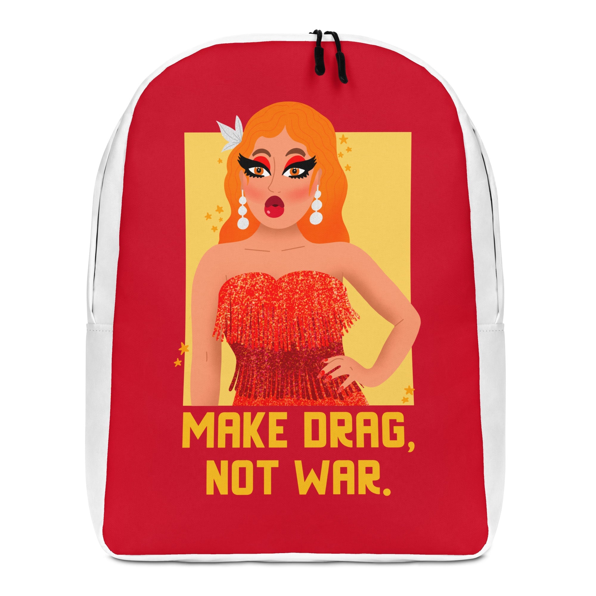 Make Drag Not War Minimalist Backpack