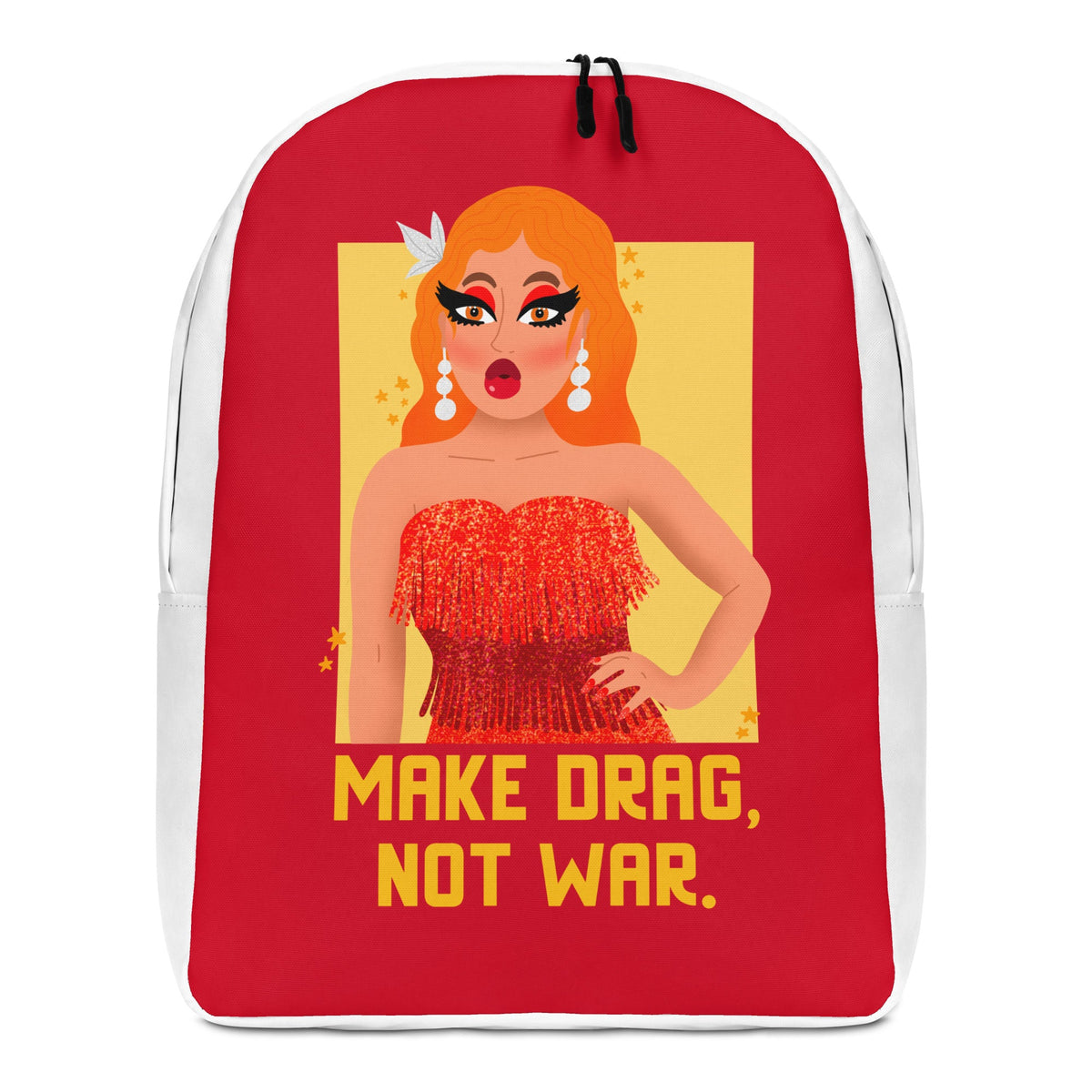 Make Drag Not War Minimalist Backpack