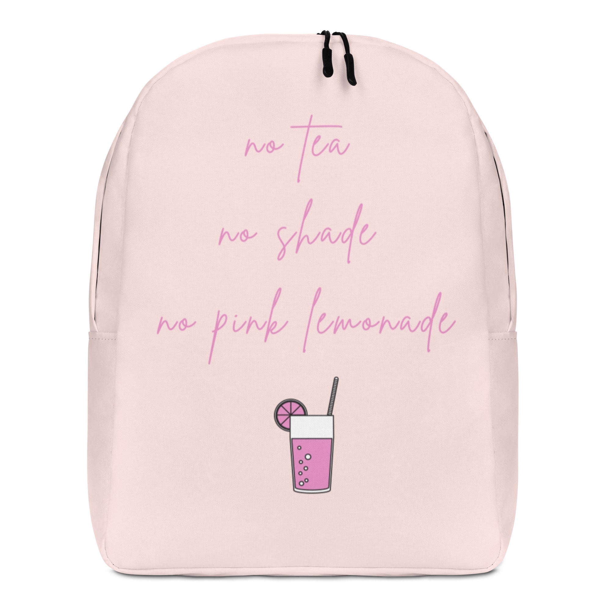 No Tea No Shade No Pink Lemonade Minimalist Backpack