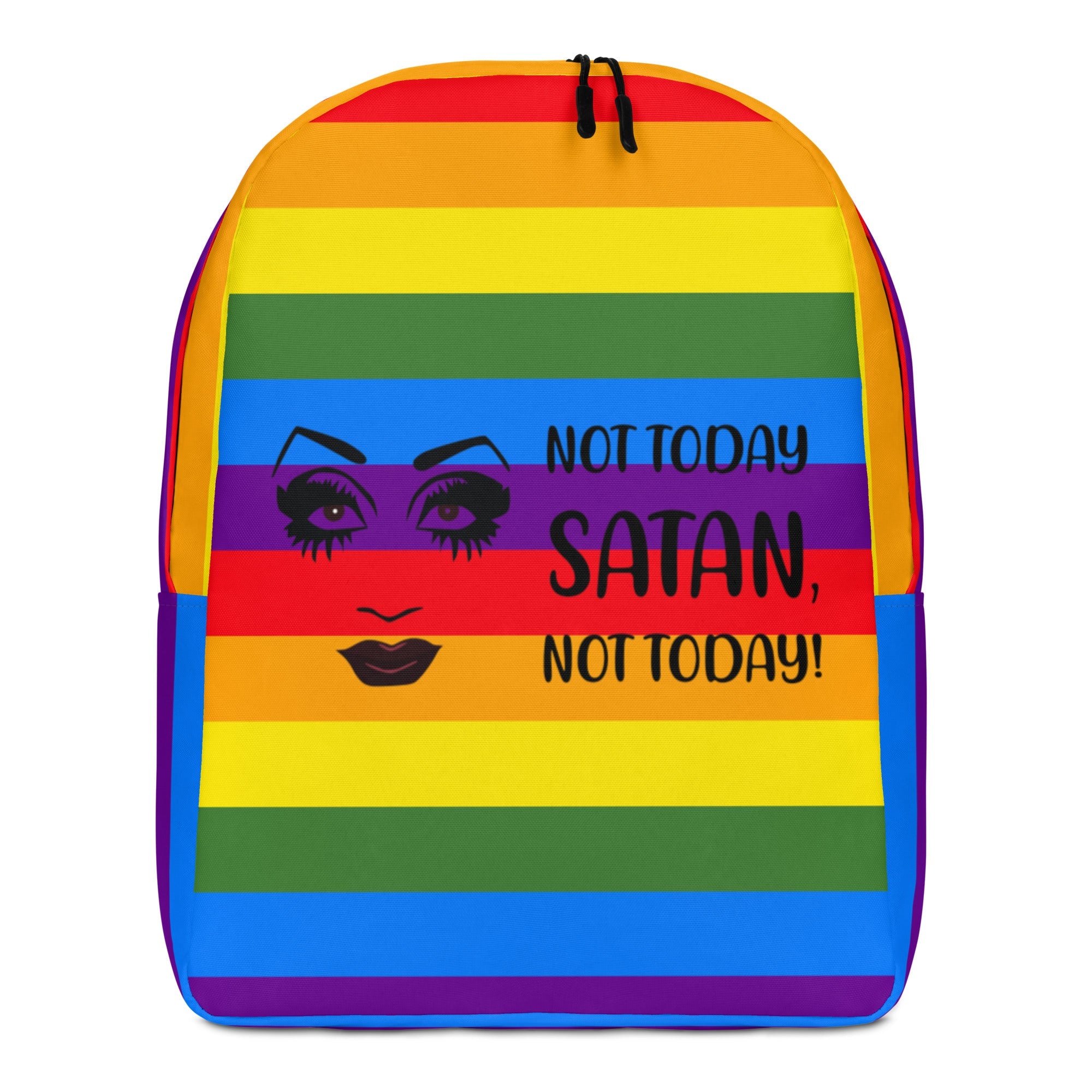 Not Today Satan Minimalist Backpack
