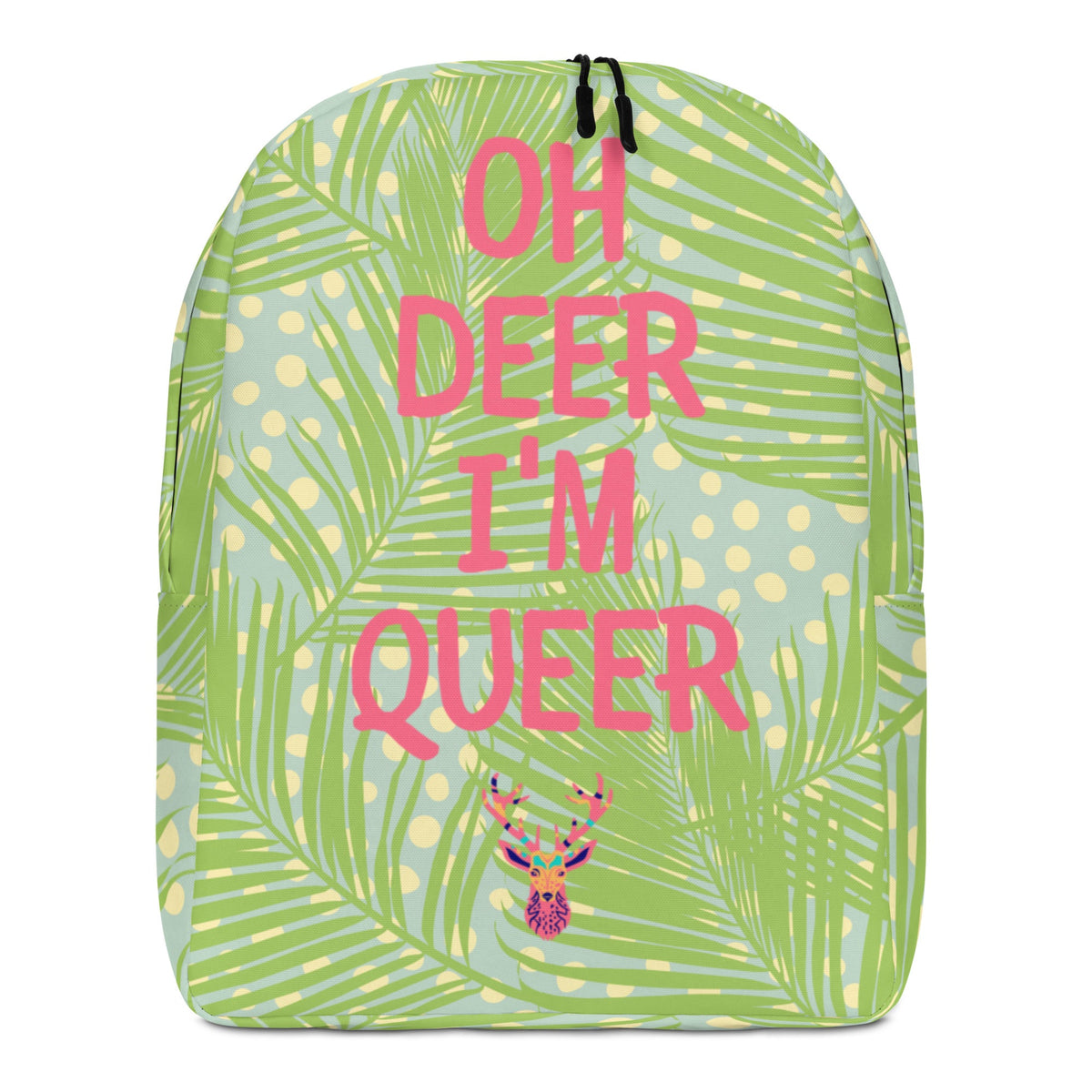 Oh Deer I'm Queer Minimalist Backpack