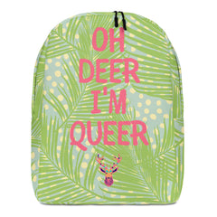 Oh Deer I'm Queer Minimalist Backpack