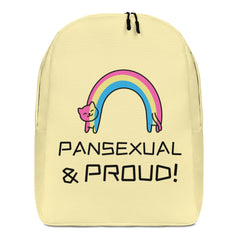 Pansexual & Proud Minimalist Backpack