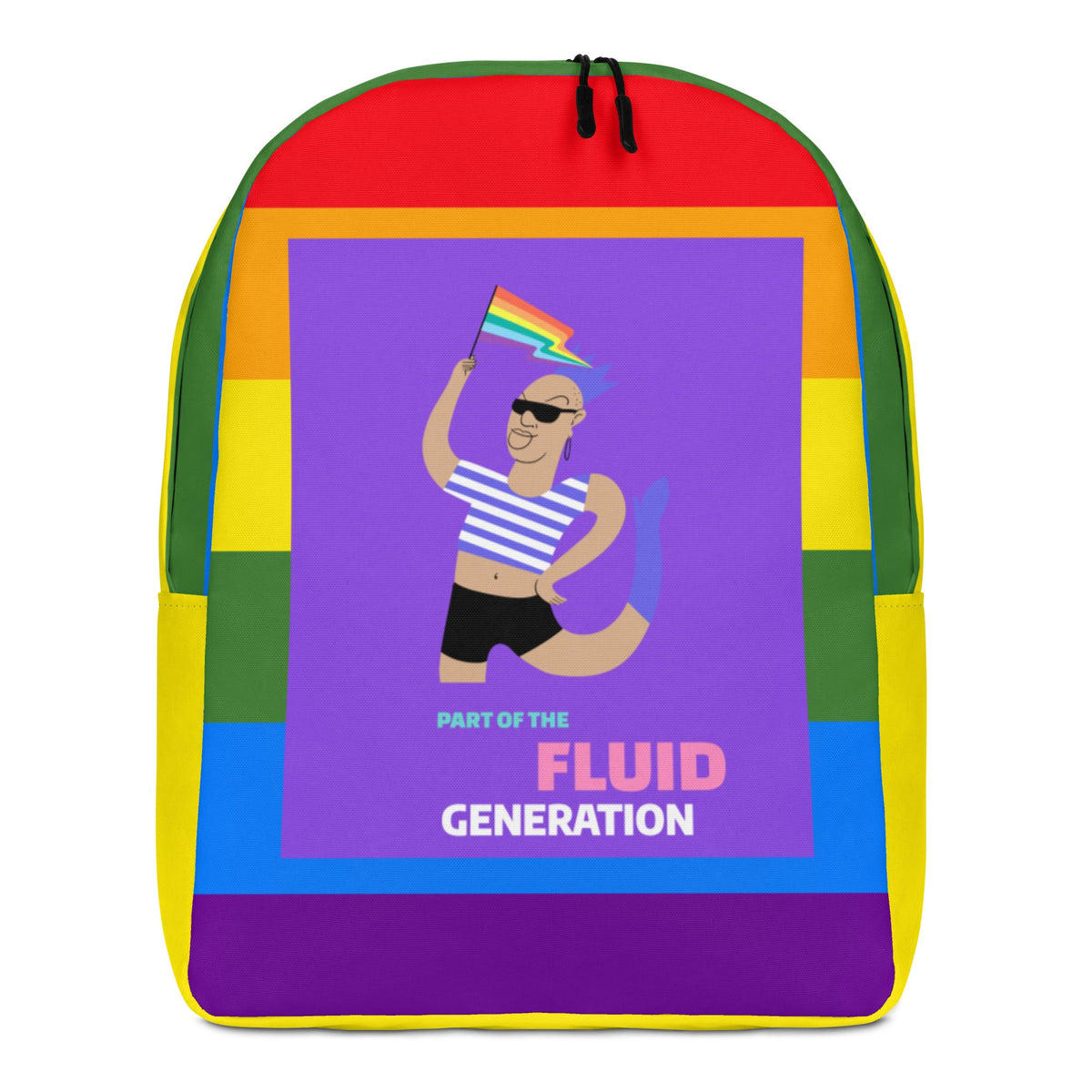 Part Of The Fluid Generation Minimalist Backpack