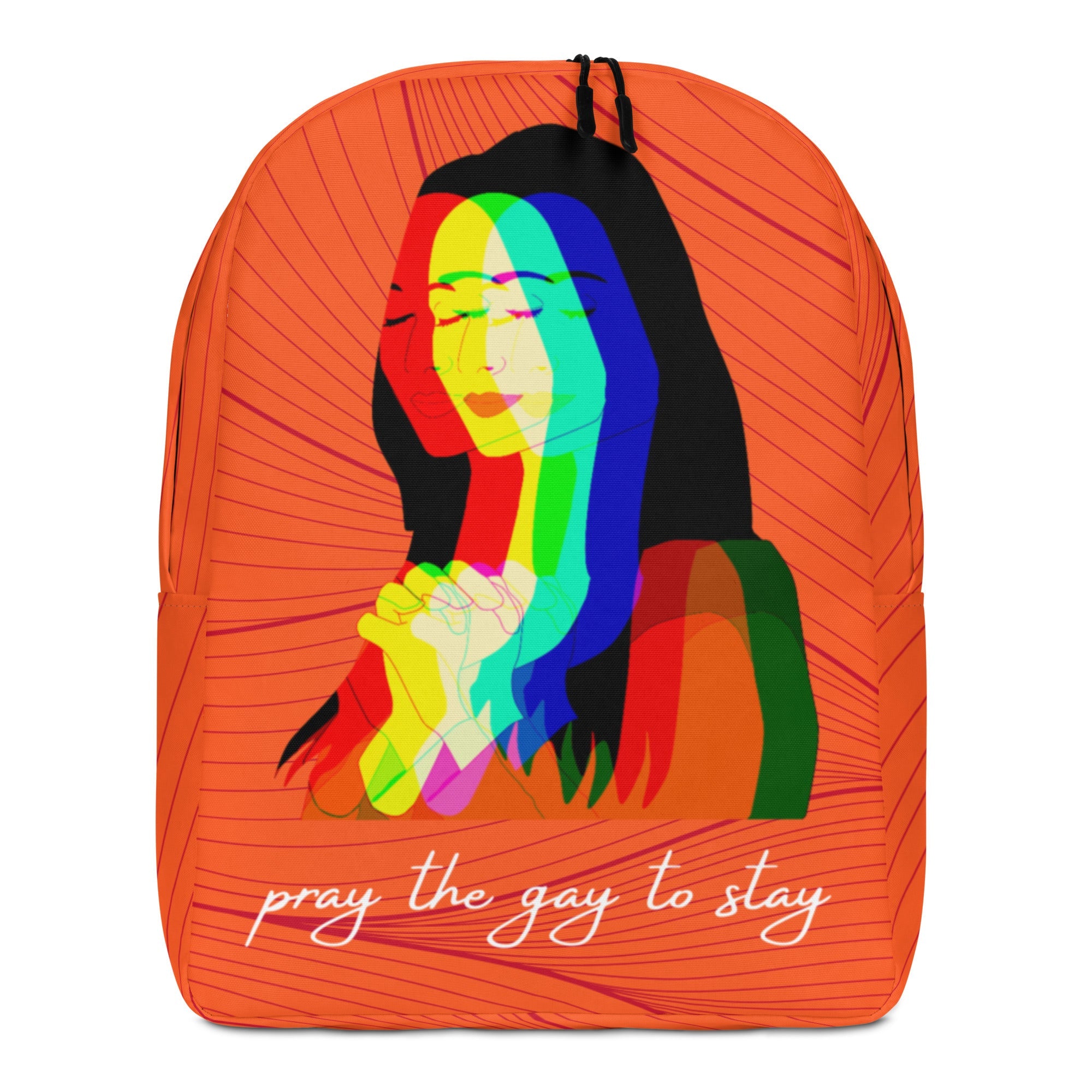 Pray The Gay To Stay Minimalist Backpack