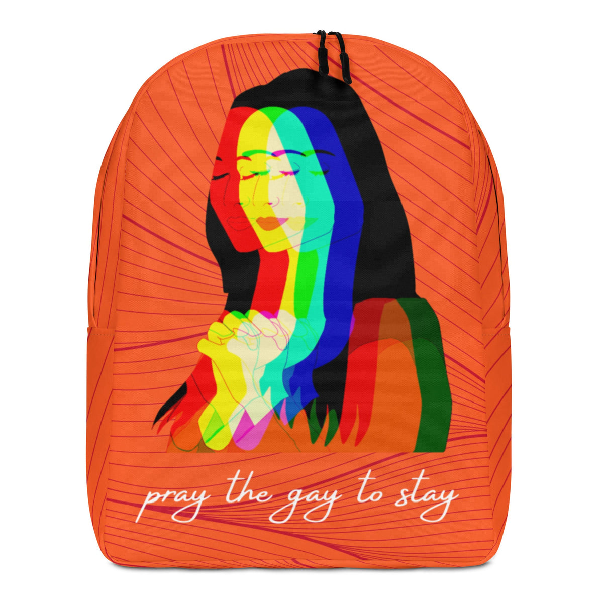 Pray The Gay To Stay Minimalist Backpack