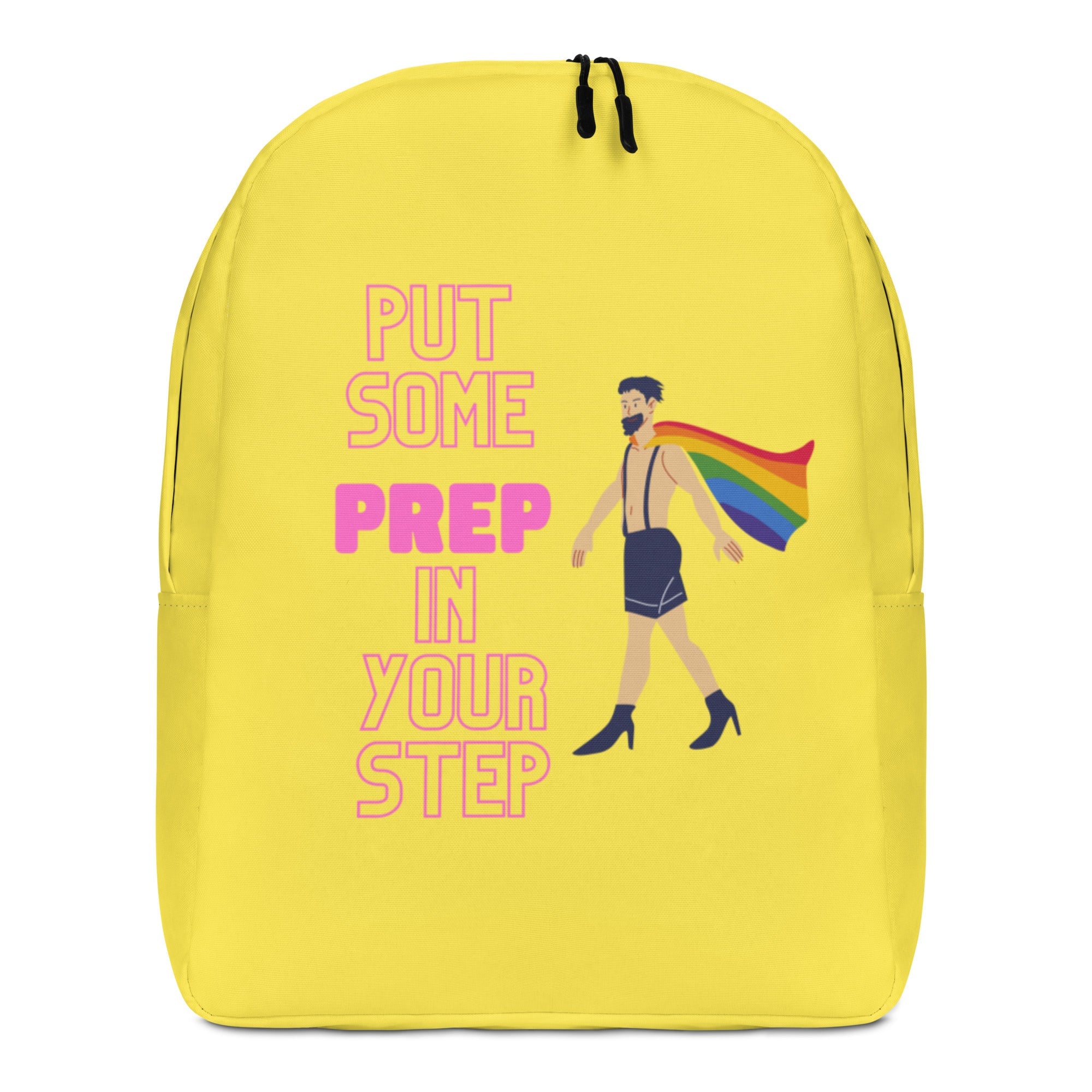 Put Some Prep In Your Step Minimalist Backpack