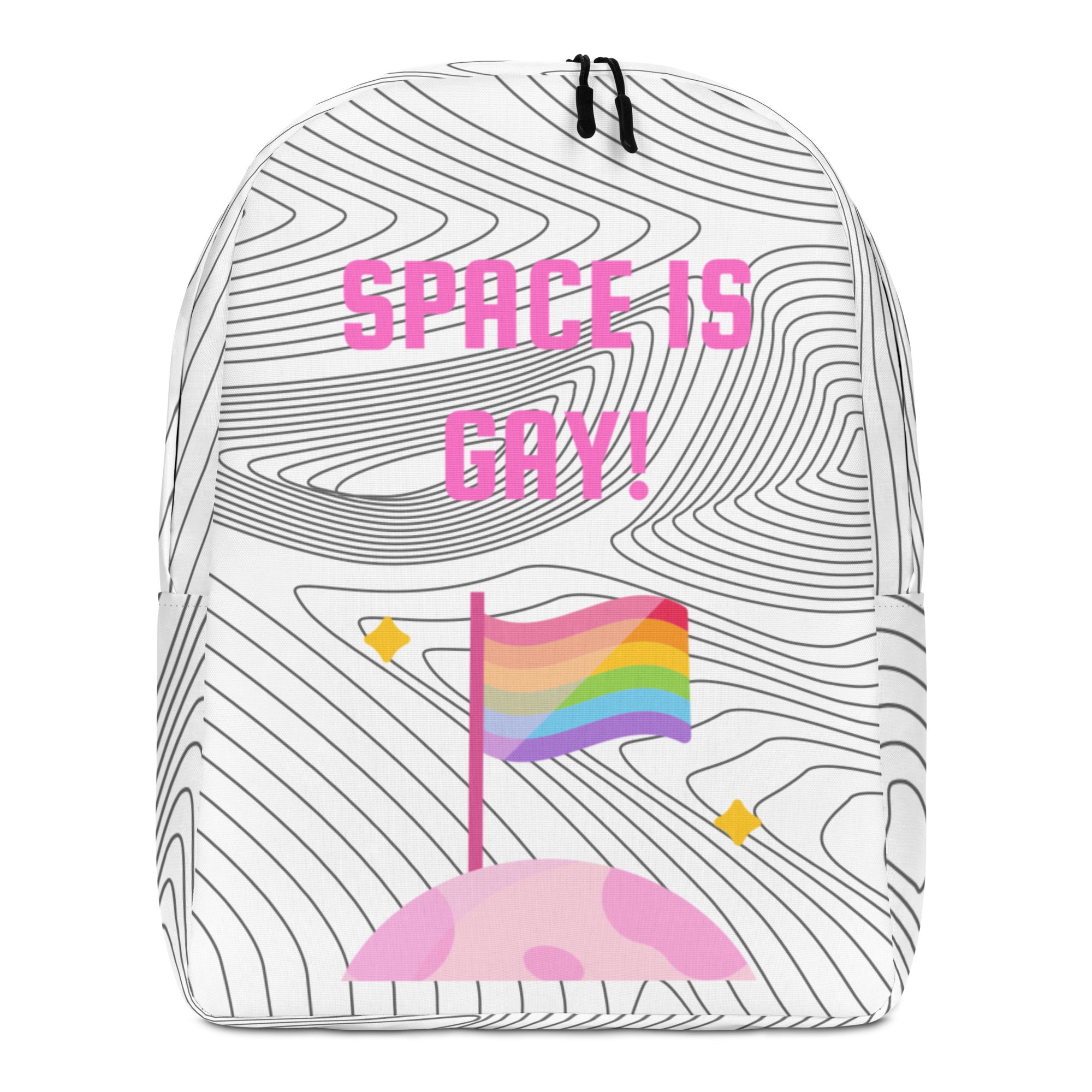 Space Is Gay Minimalist Backpack