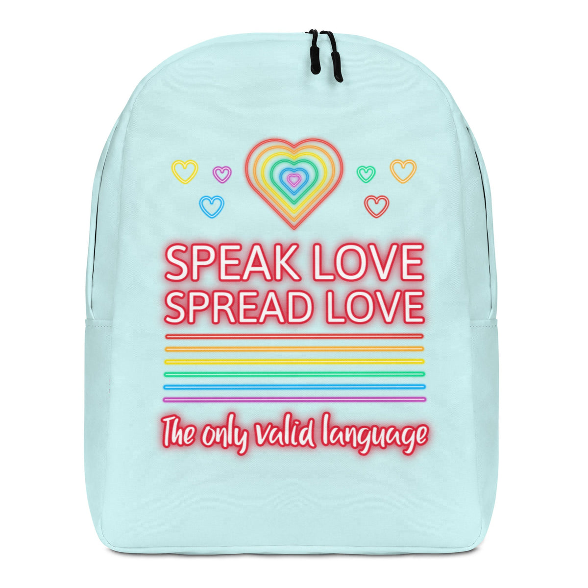 Speak Love Spread Love Minimalist Backpack