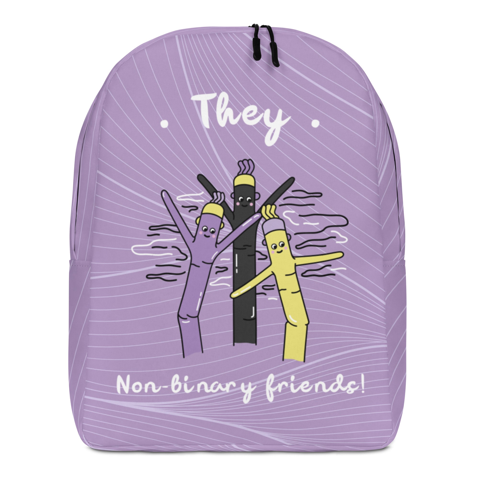 They Non-Binary Friends Minimalist Backpack
