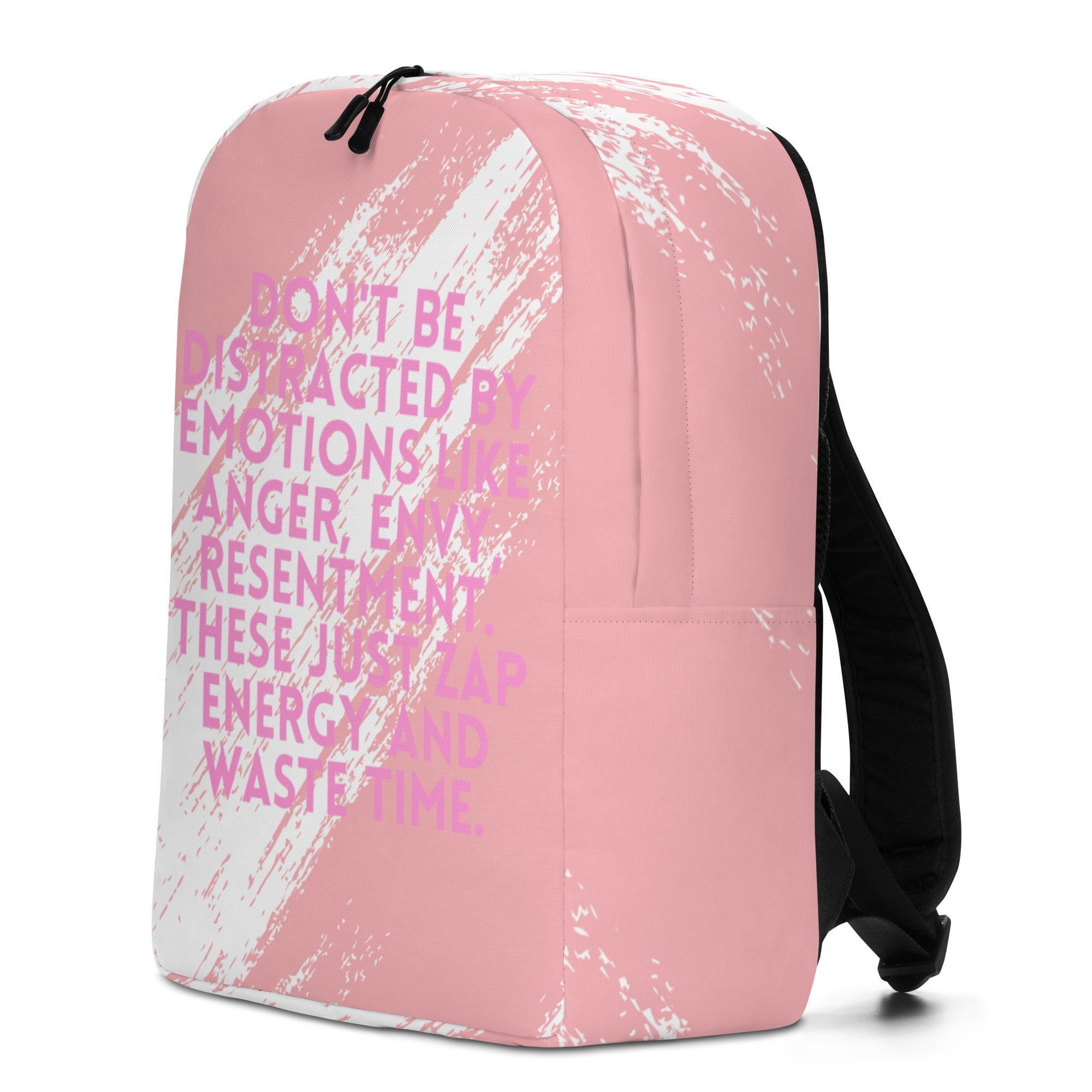 Don't Be Distracted By Emotions  Minimalist Backpack
