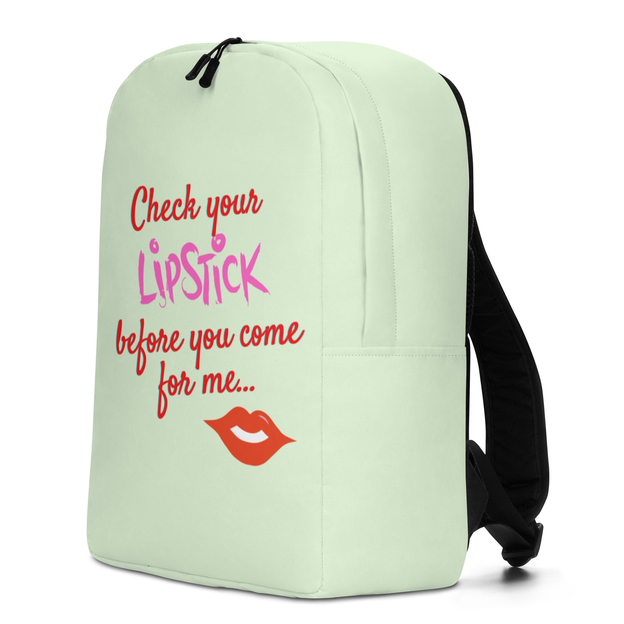 Check Your Lipstick Minimalist Backpack