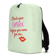 Check Your Lipstick Minimalist Backpack
