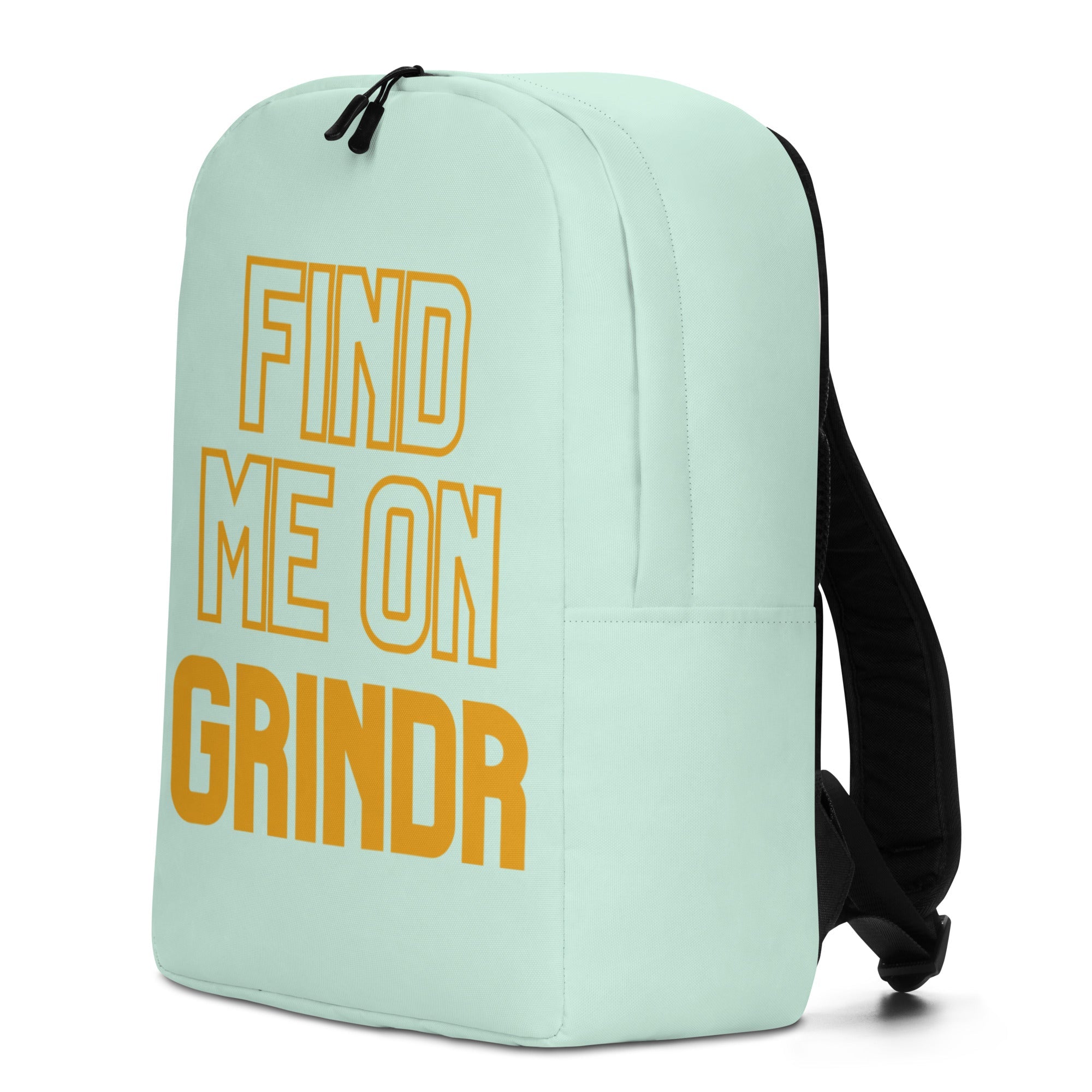 Find Me On Grindr Minimalist Backpack