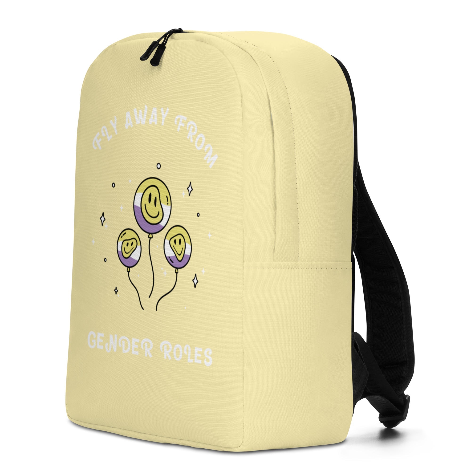 Fly Away From Gender Roles Minimalist Backpack