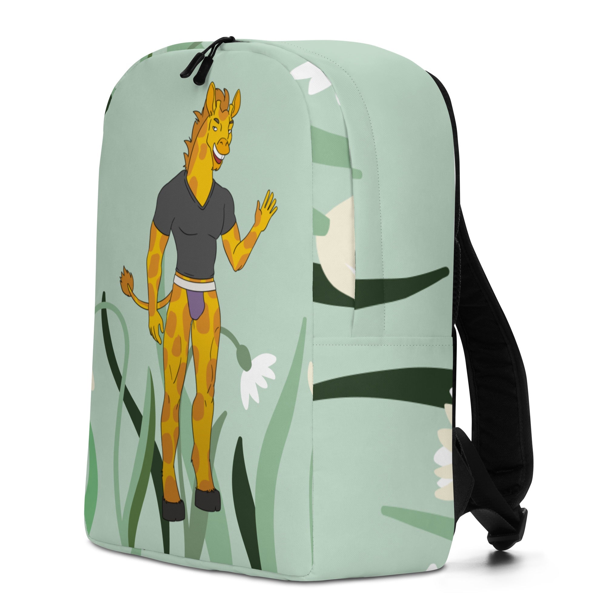 Gay Giraffe Minimalist Backpack