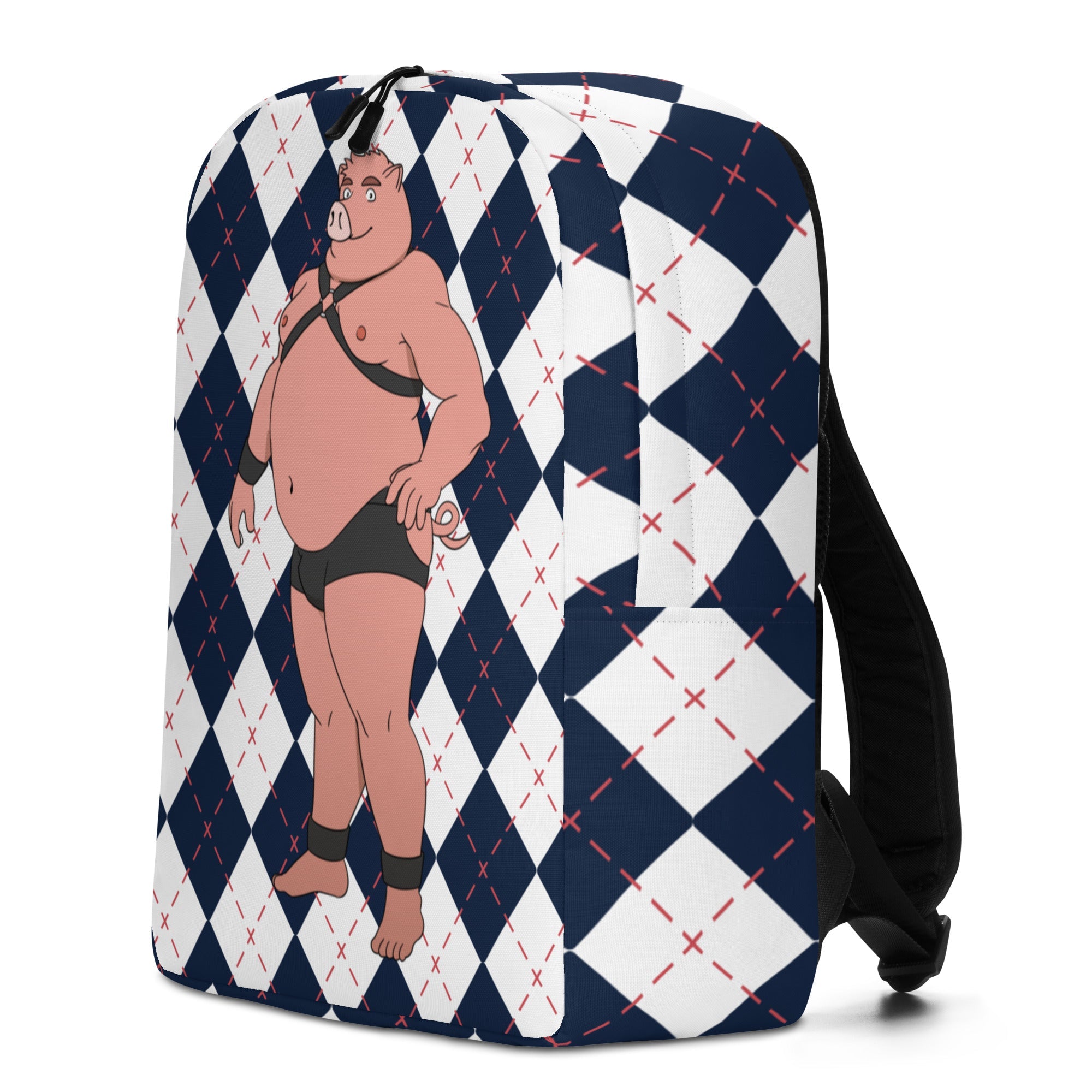 Gay Pig Minimalist Backpack