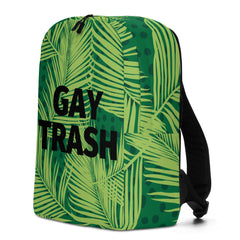 Gay Trash (Black Text) Minimalist Backpack