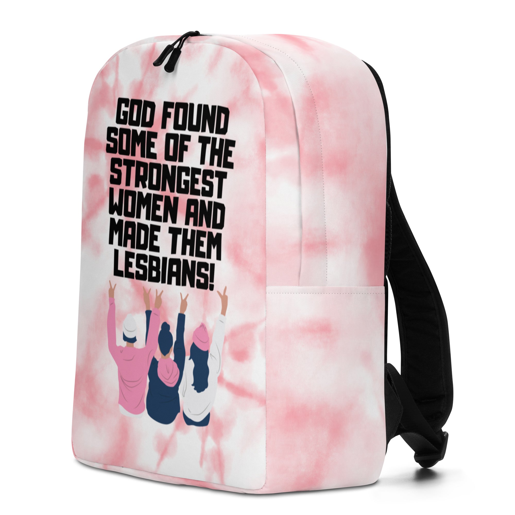 God Found The Strongest Women Minimalist Backpack