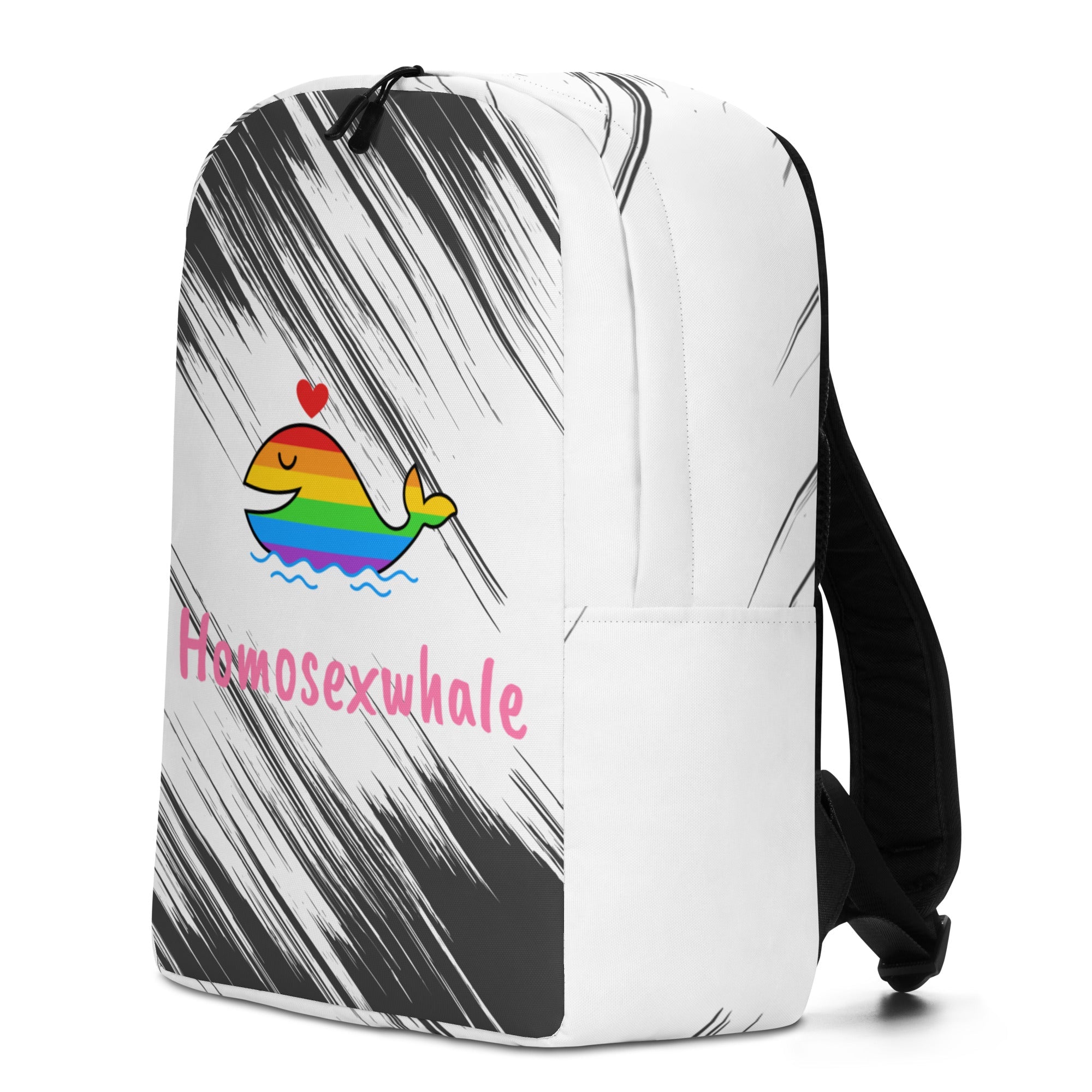 Homosexwhale Minimalist Backpack