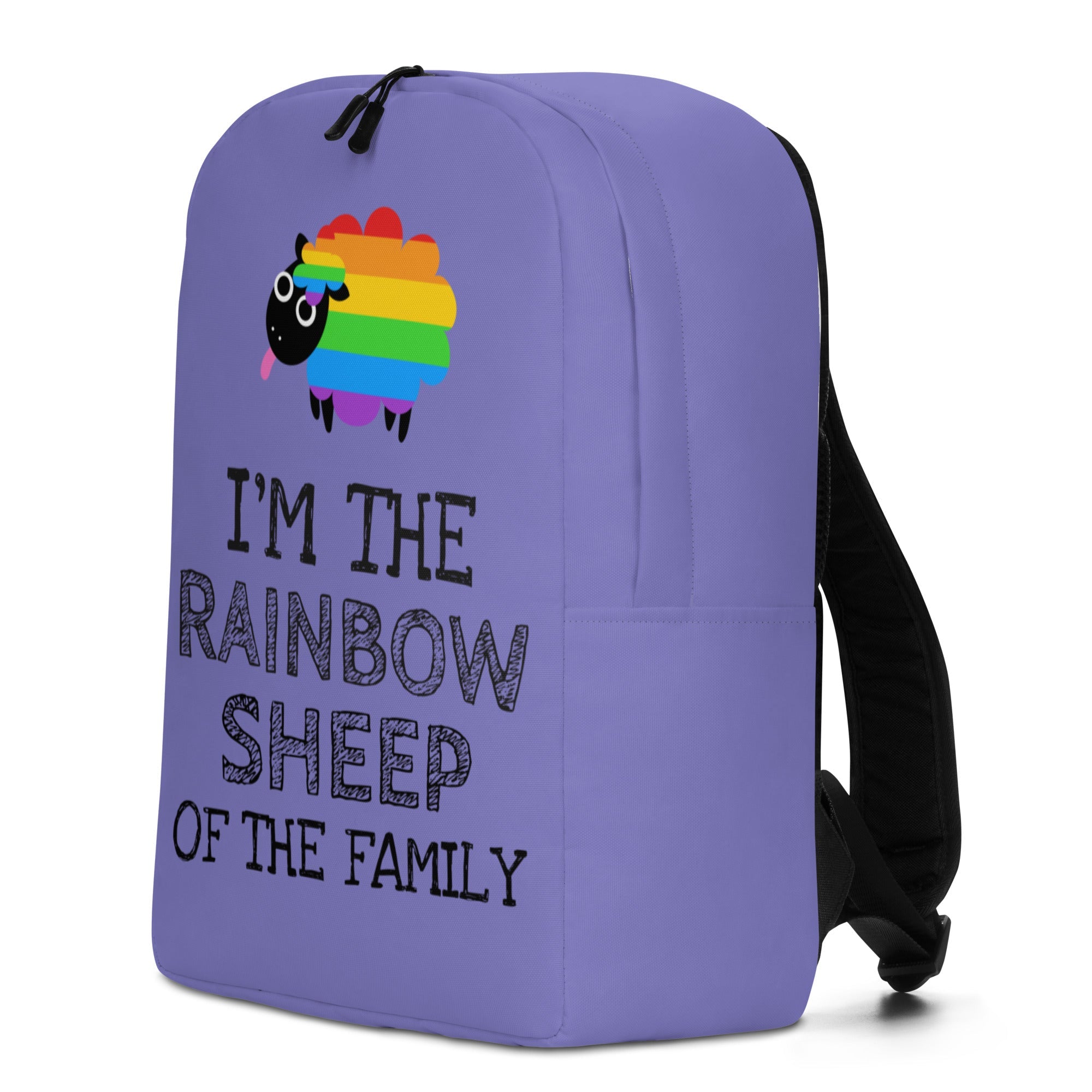 I'm The Rainbow Sheep Of The Family Minimalist Backpack