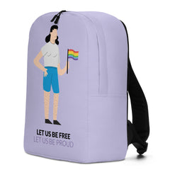 Let Us Be Free Let Us Be Proud Minimalist Backpack