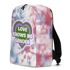 Love Knows No Gender Genderqueer Minimalist Backpack