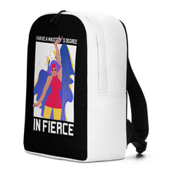 Master's Degree In Fierce Minimalist Backpack