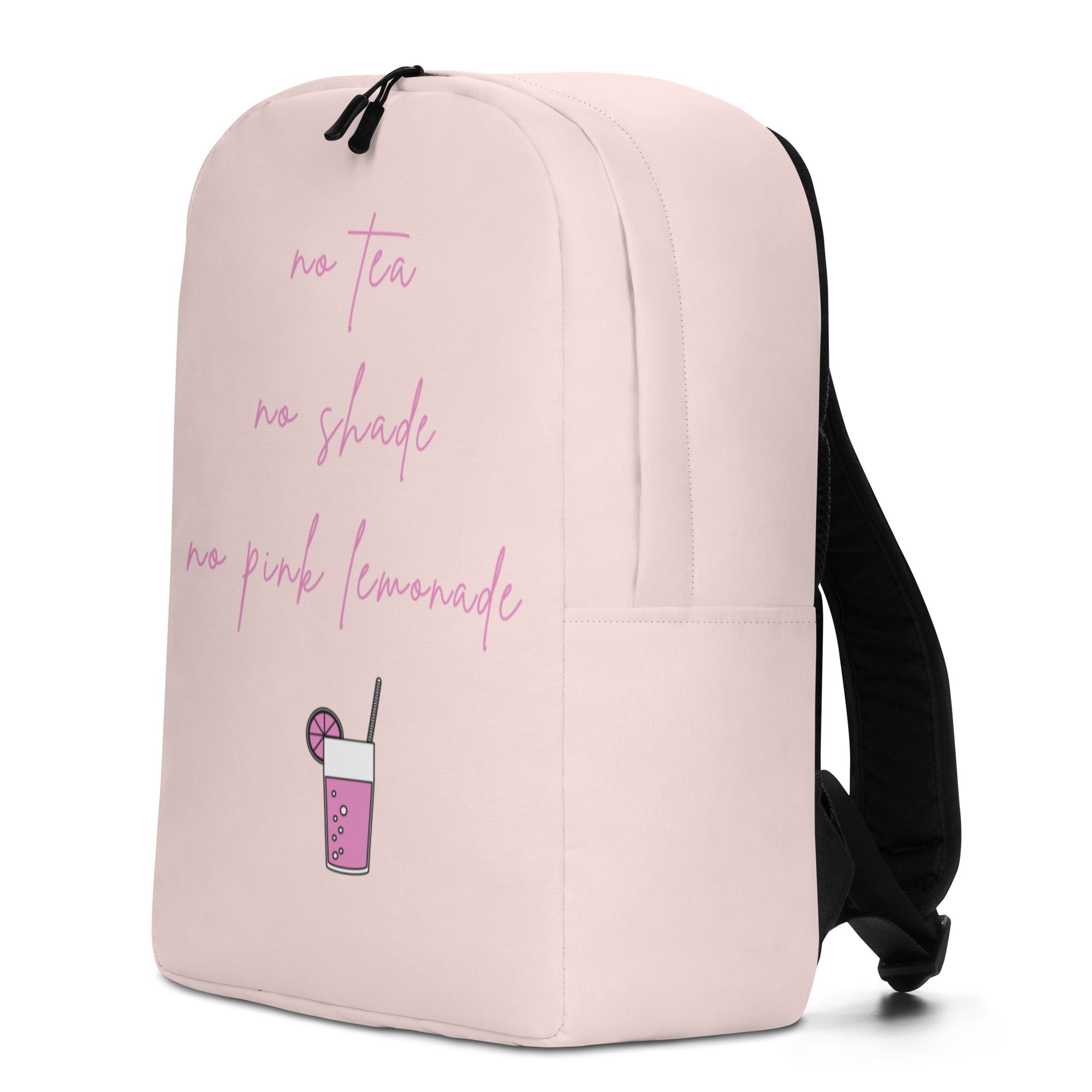 No Tea No Shade No Pink Lemonade Minimalist Backpack