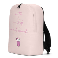 No Tea No Shade No Pink Lemonade Minimalist Backpack