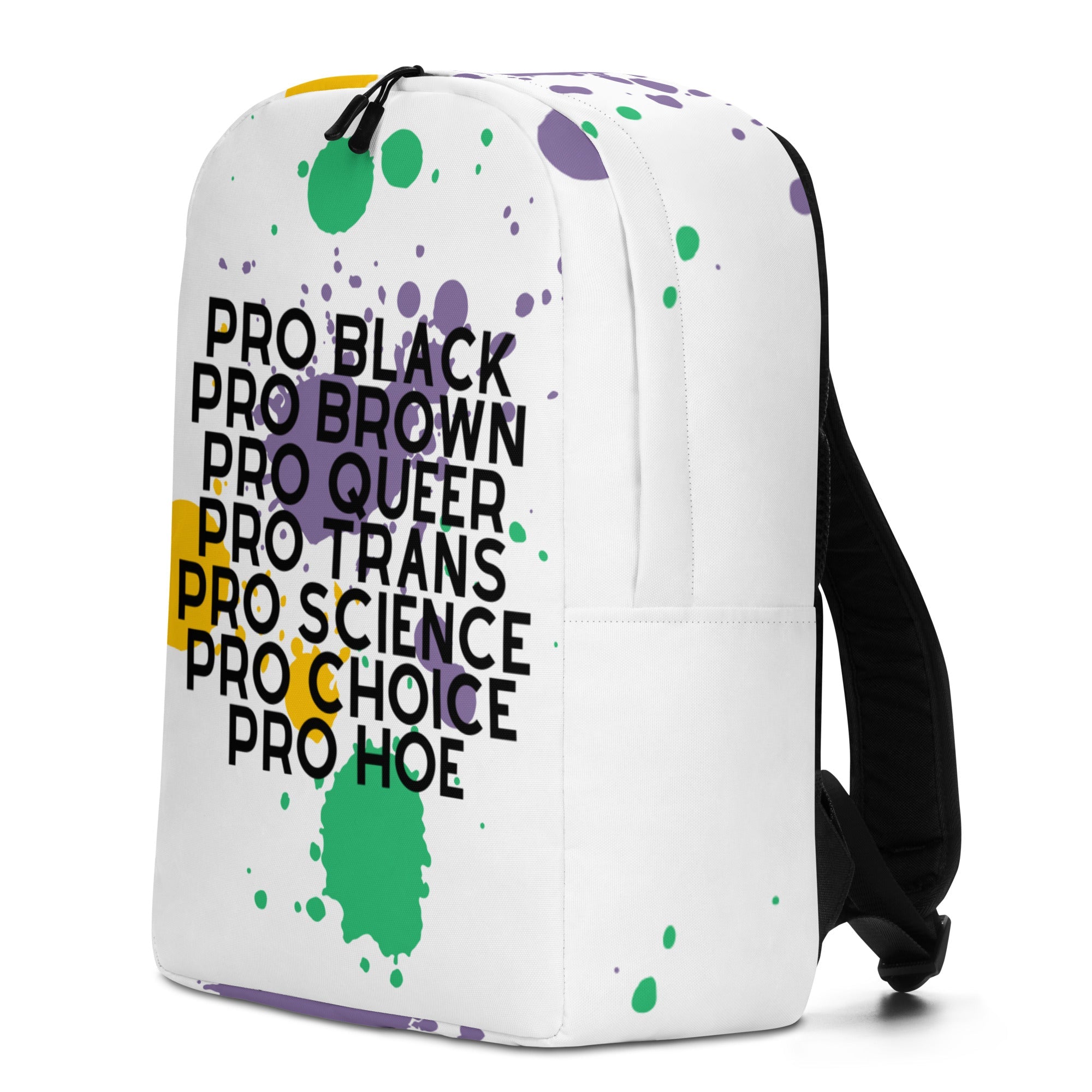 Pro Hoe (Black Text) Minimalist Backpack
