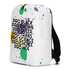 Pro Hoe (Black Text) Minimalist Backpack