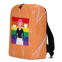 Queer Love Is Love Is Love Minimalist Backpack