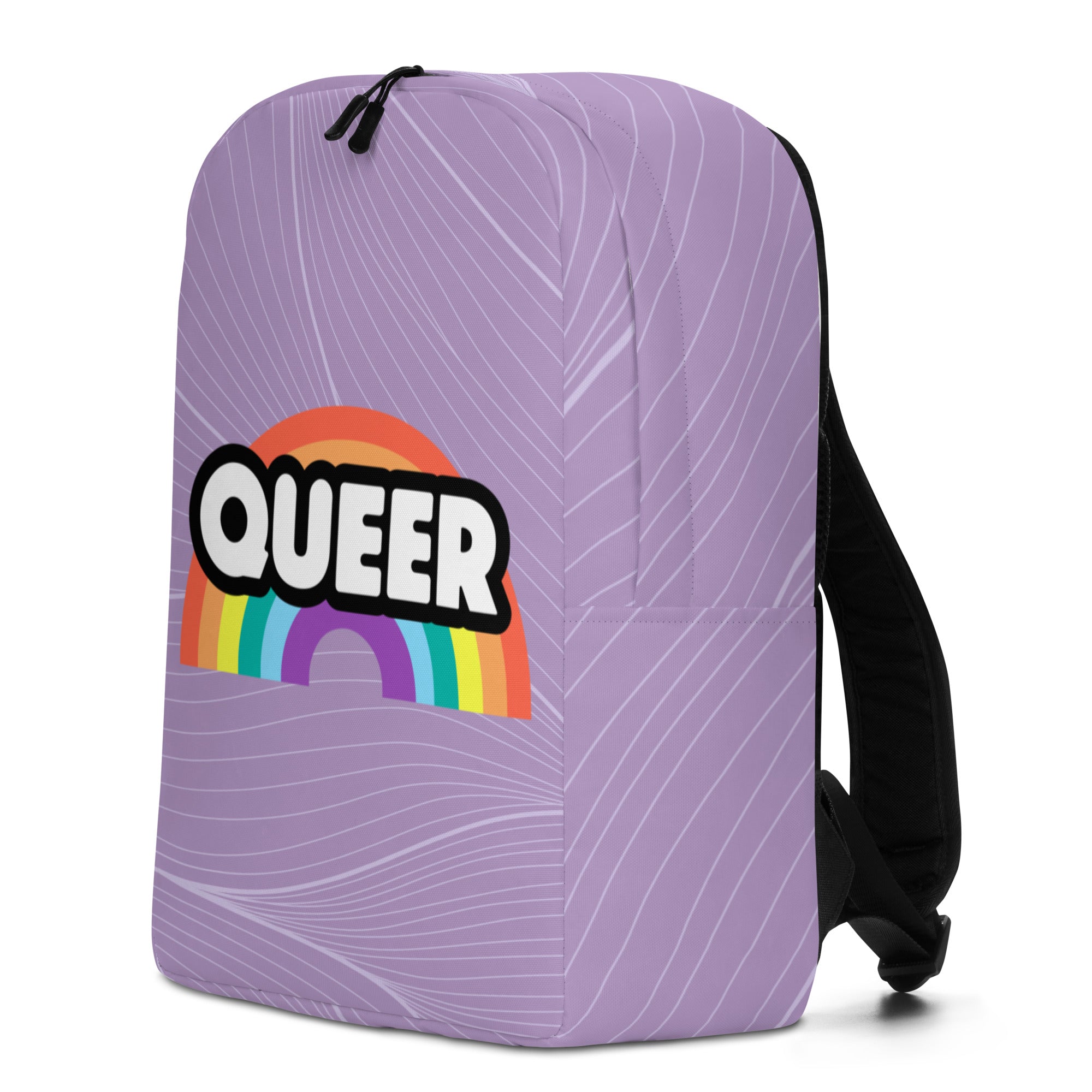Queer Rainbow Minimalist Backpack