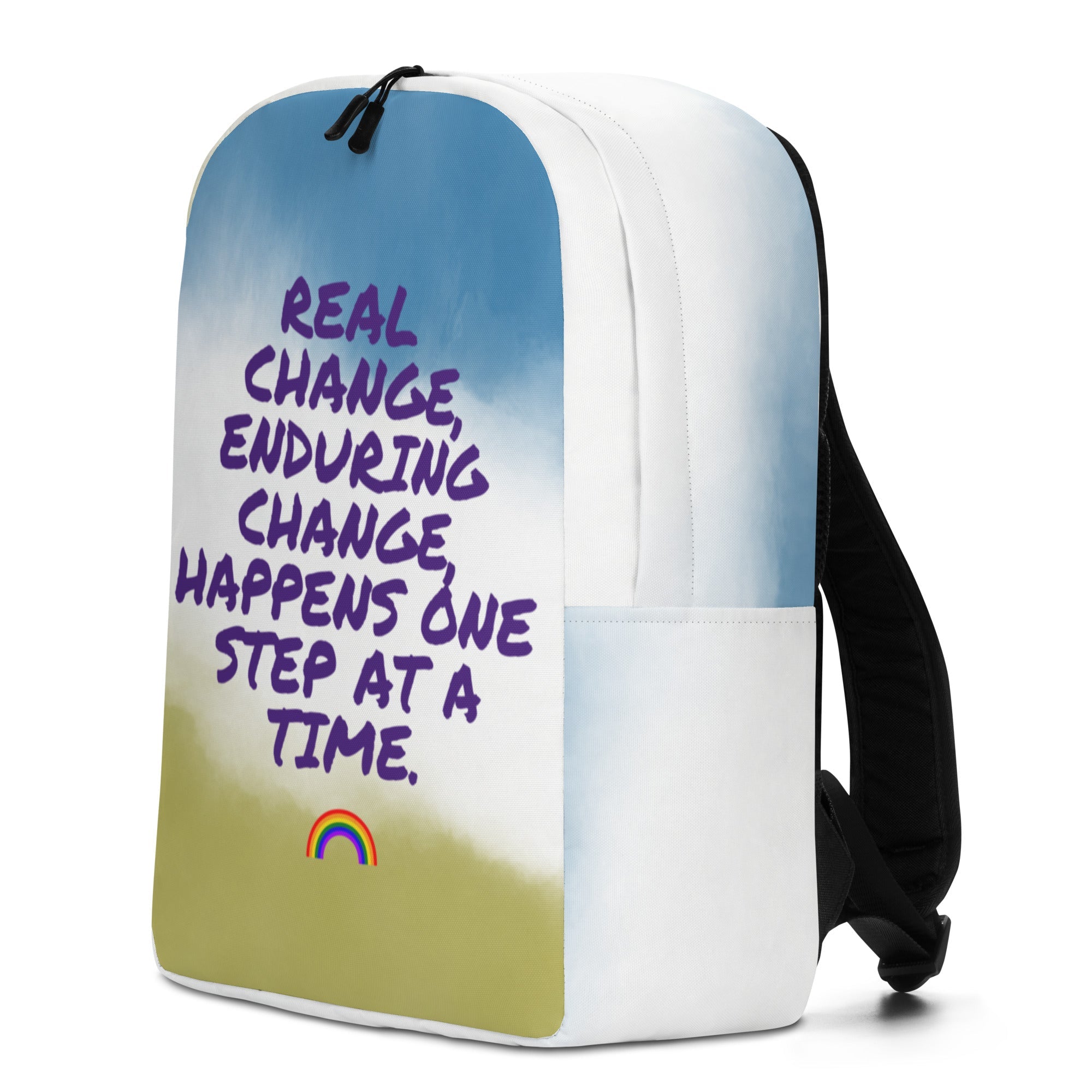 Real Change, Enduring Change Minimalist Backpack