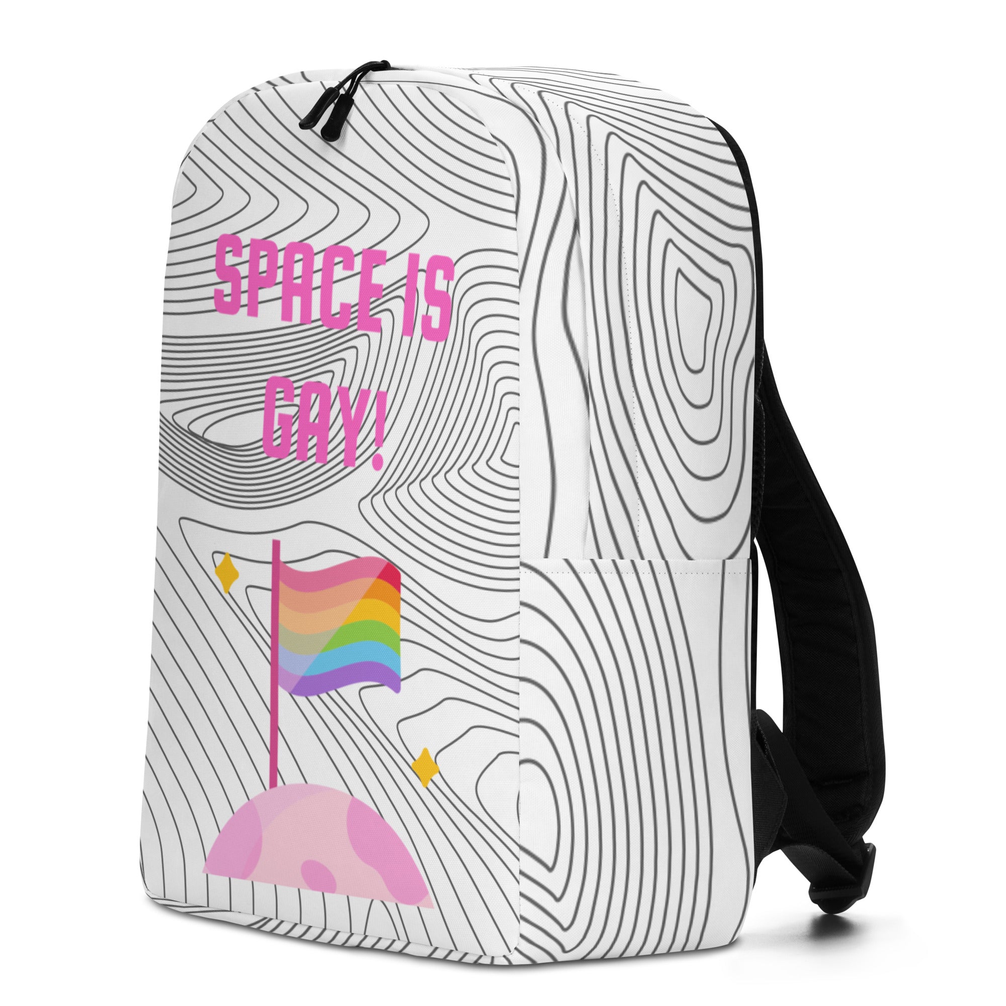 Space Is Gay Minimalist Backpack