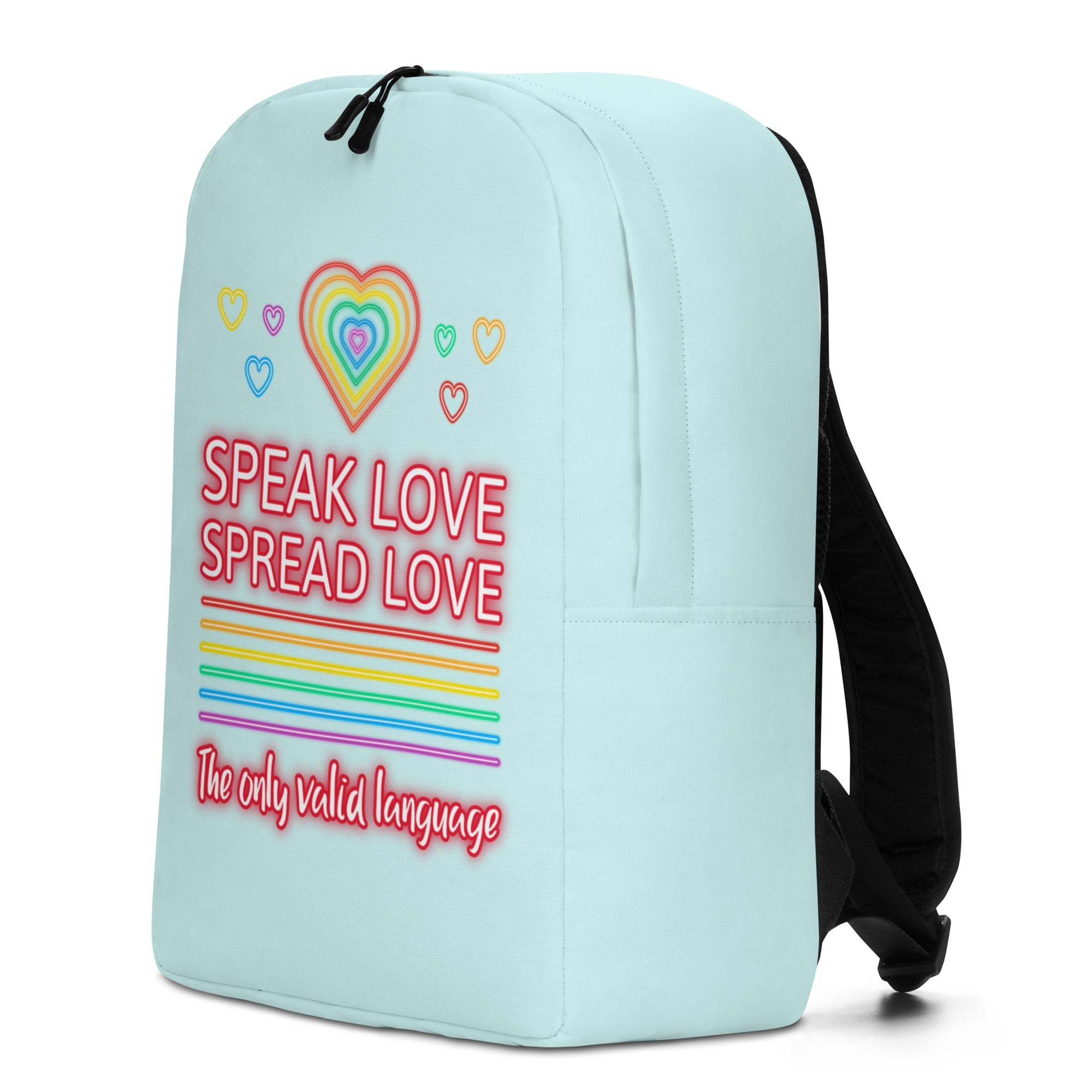 Speak Love Spread Love Minimalist Backpack