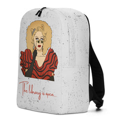 The Library Is Open (Rupaul) Minimalist Backpack