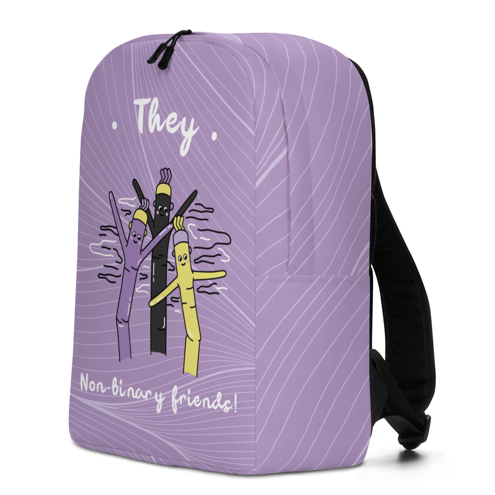 They Non-Binary Friends Minimalist Backpack