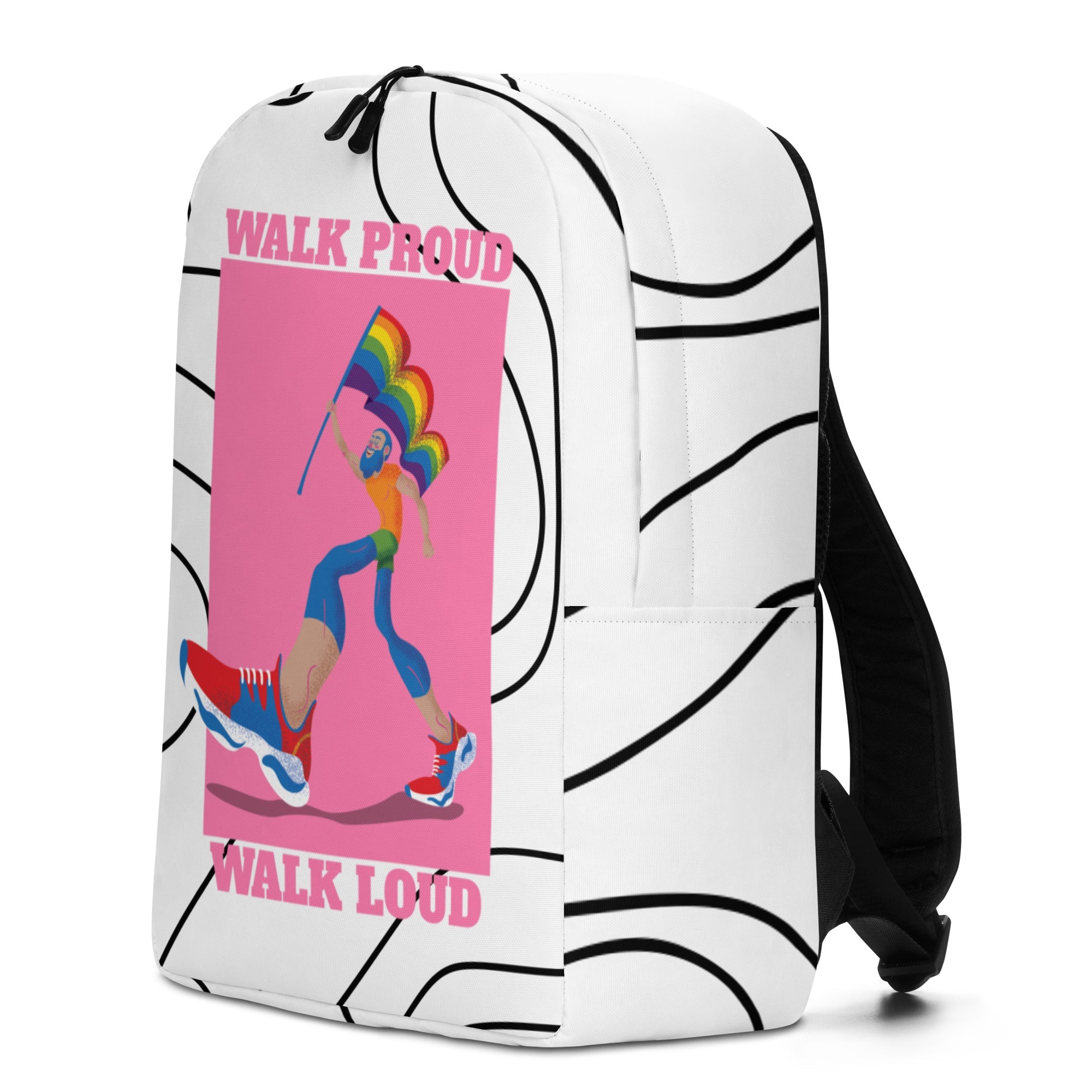 Walk Proud Walk Loud Minimalist Backpack