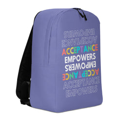 Acceptance Empowers Minimalist Backpack